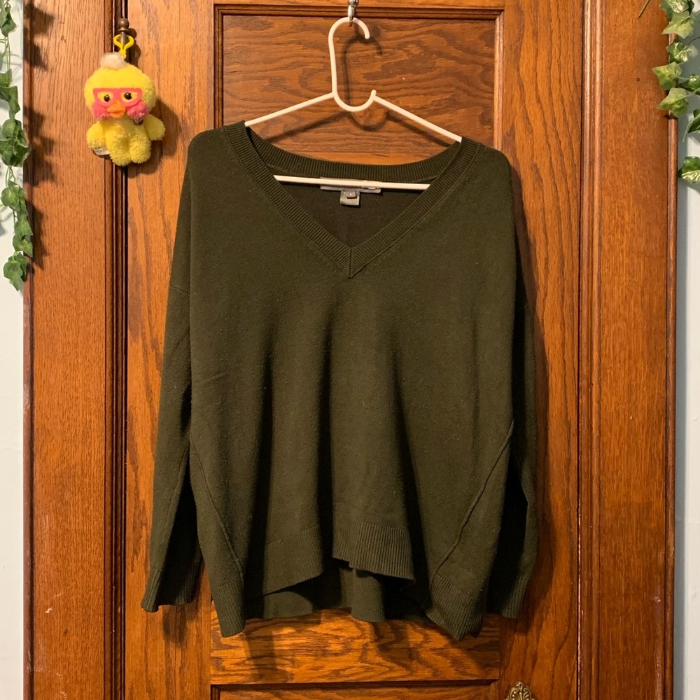 forest green sweater